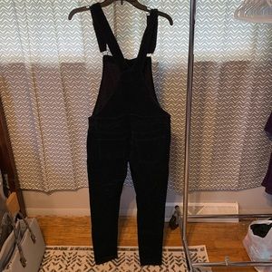 Black Corduroy Overalls